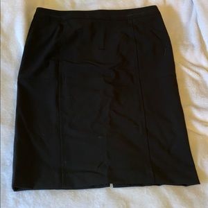 Black pencil skirt
